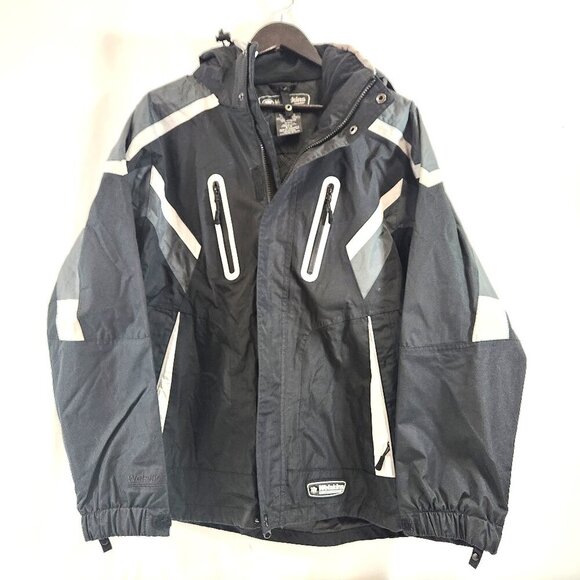 Wetskins Black Outer Shell Jacket Mens Small - Picture 1 of 10
